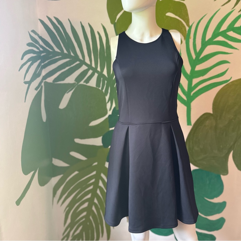 Abercrombie & Fitch Black Sleeveless Mini Dress